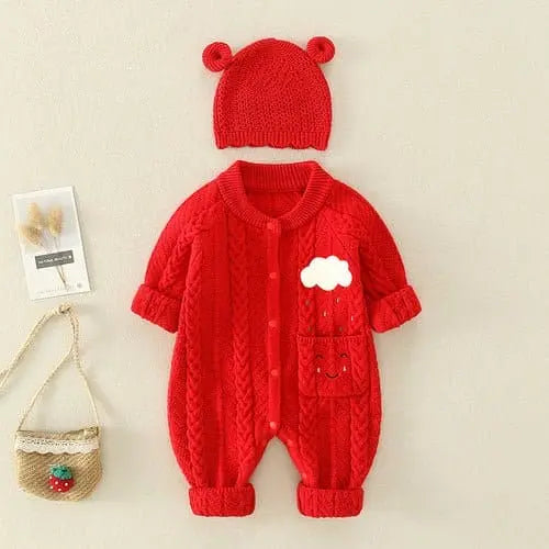 CharmBaby Knit Romper - Aulus