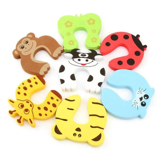 7Pcs Cute Animal Door Stopper Baby Safety Set